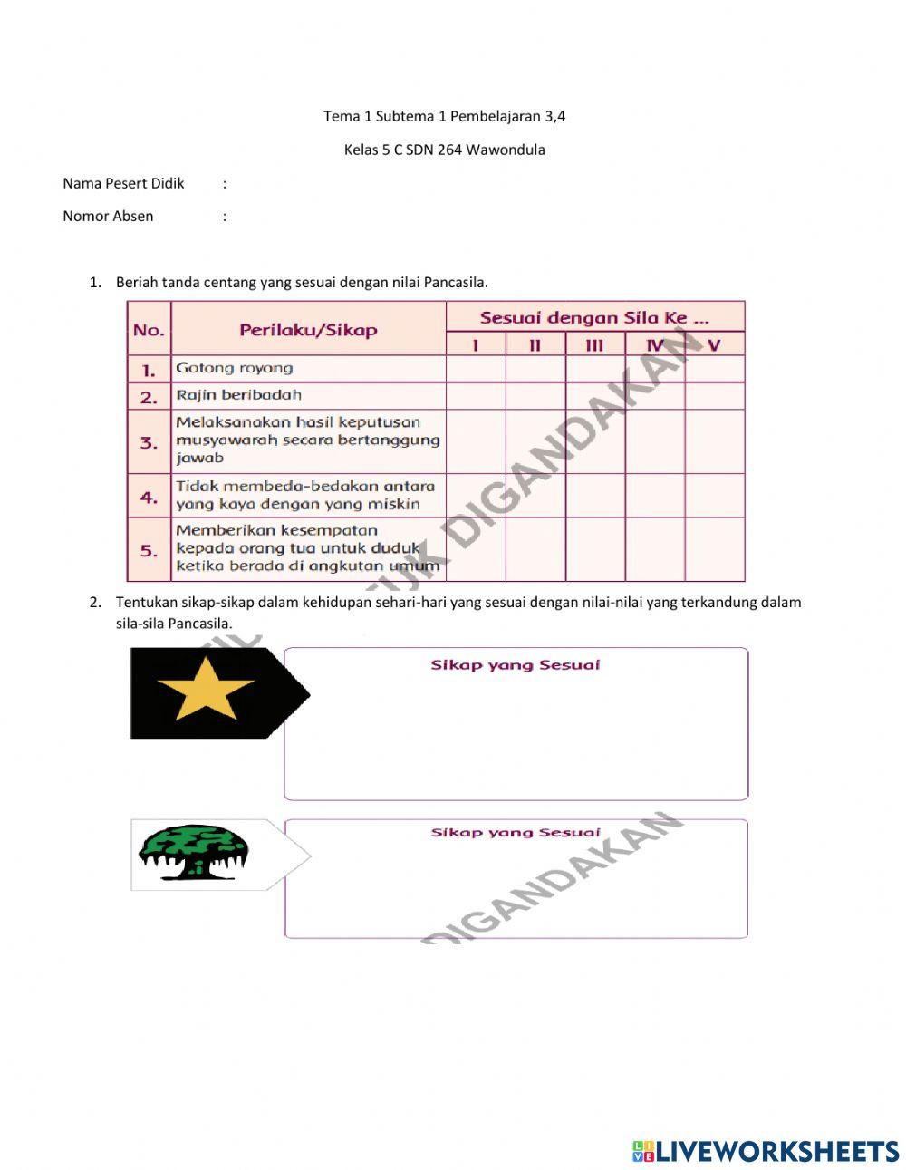LKPD Tema 1 Subtema 1 Pb 2