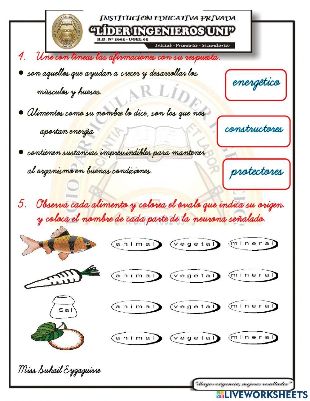 Examen de ciencia y ambiente IV UNIDAD