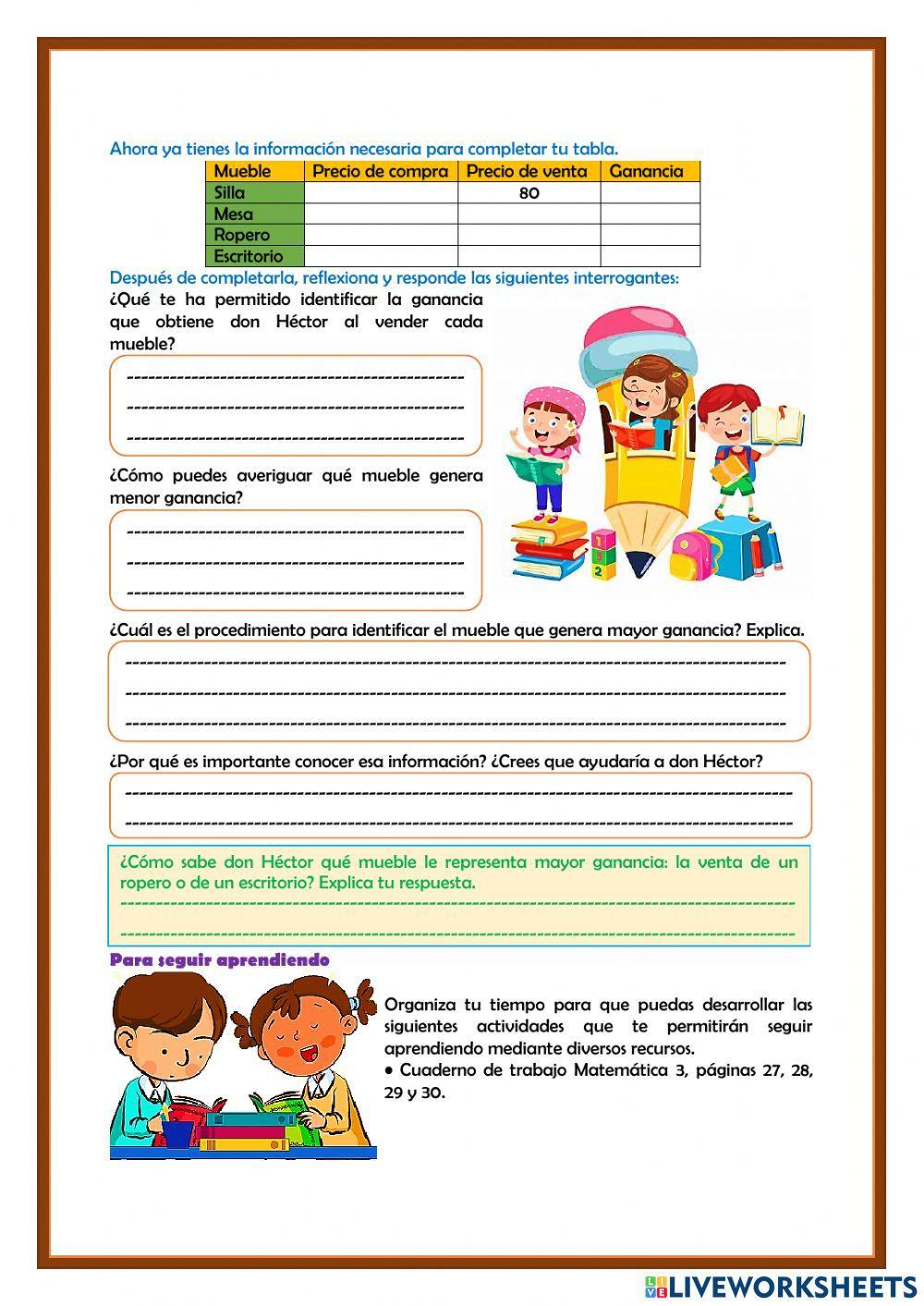 Calculamos las ganancias de don Héctor