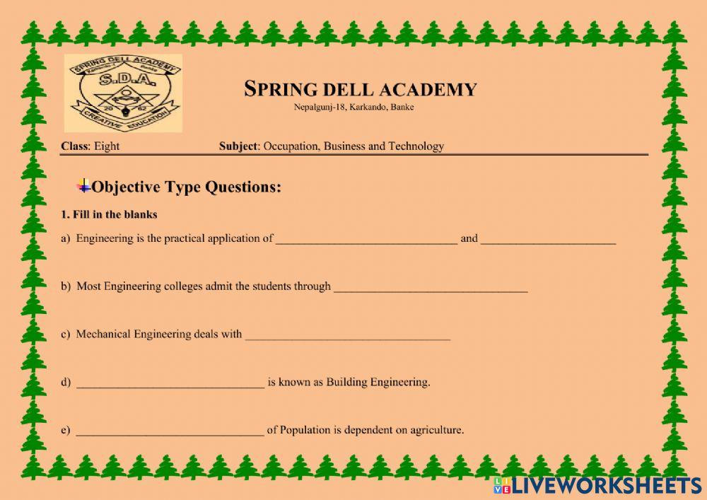 Engineering and Agriculture Related Profession