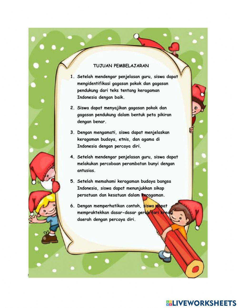 LKPD Kelas 4 Tema 1 Subtema 1