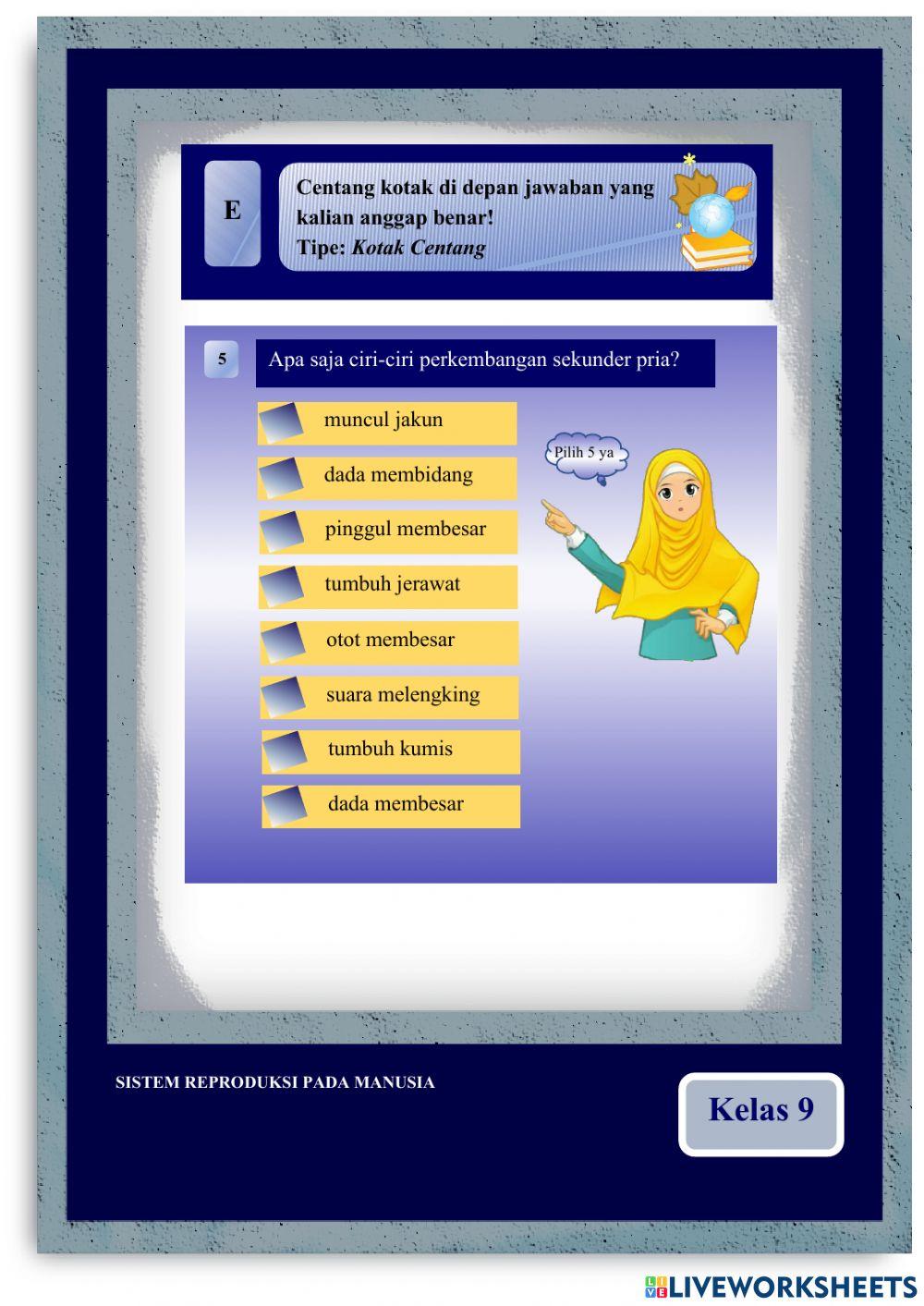 E-LKPD Organ Reproduksi Laki-laki