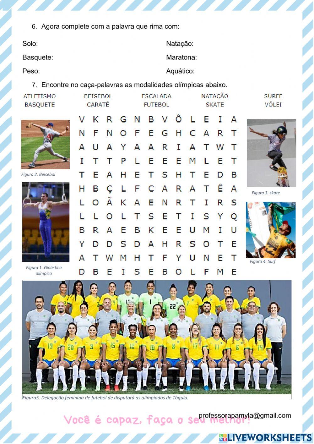 Jogos Olímpicos da bicharada - poema