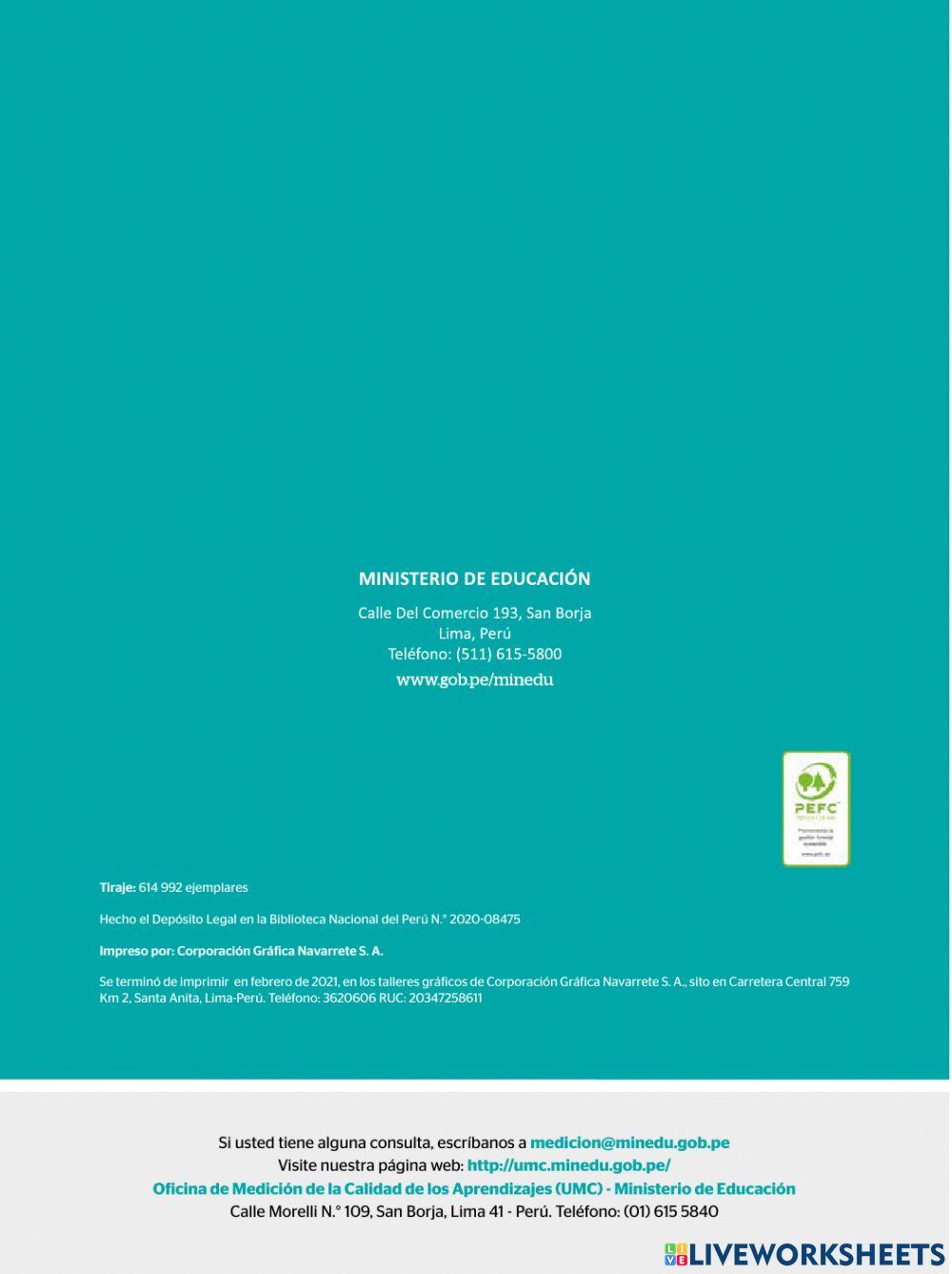 Escritura cuarto grado