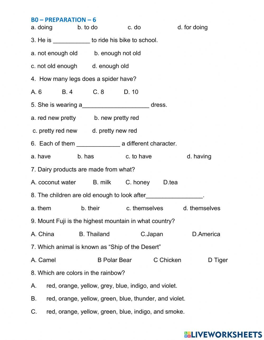 B0 - preparation - 6