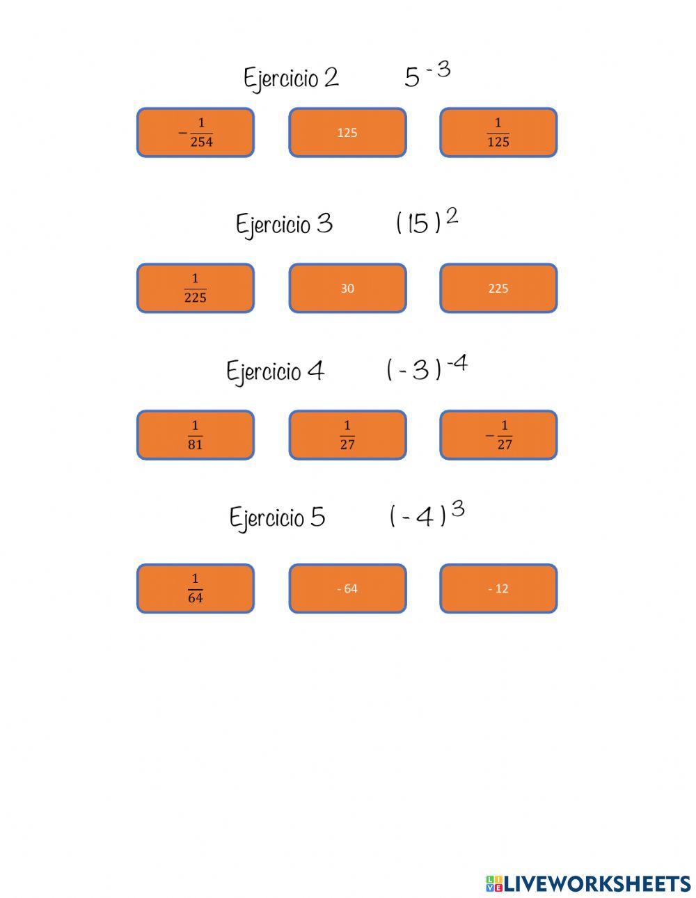 Propiedades de la Potencia