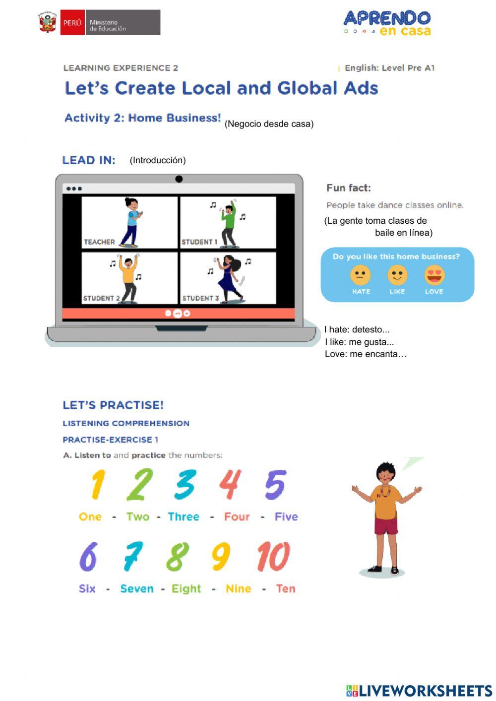 Let's create Local and Global Ads Activity 02