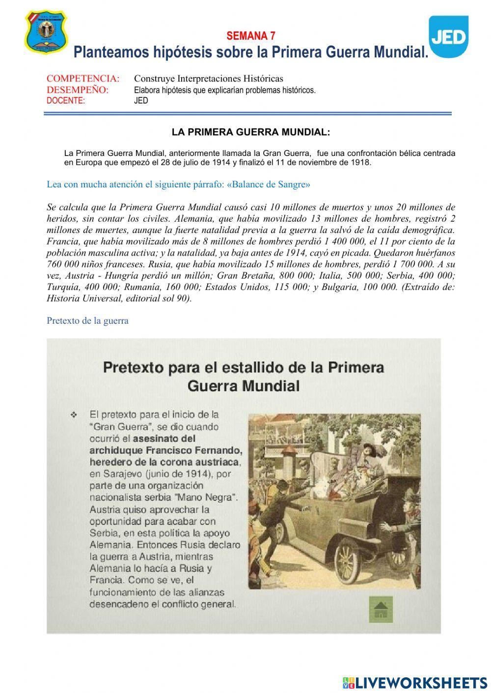 Primera Guerra Mundial