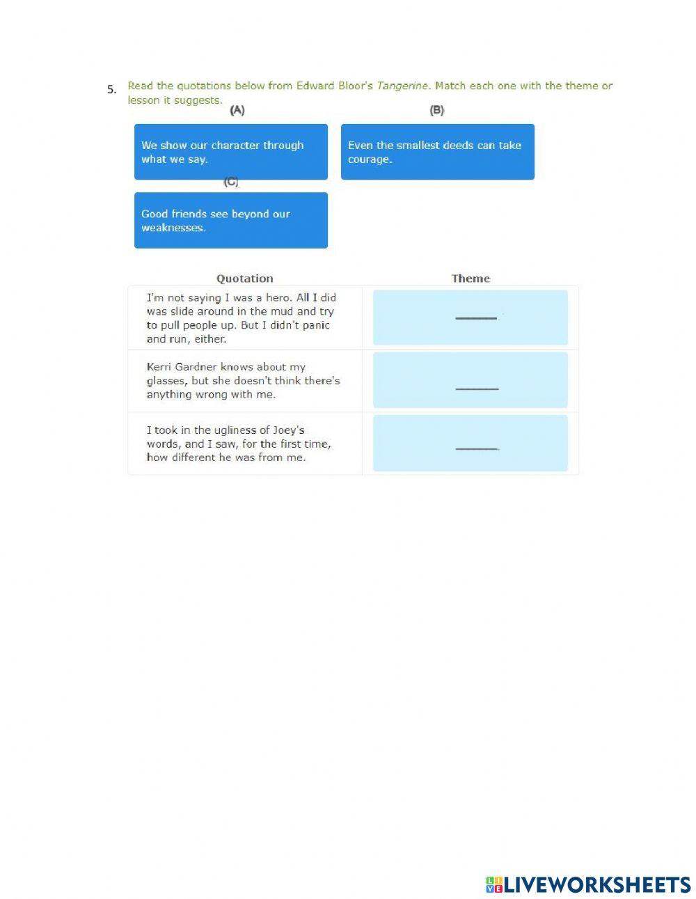 Reading Comprehension