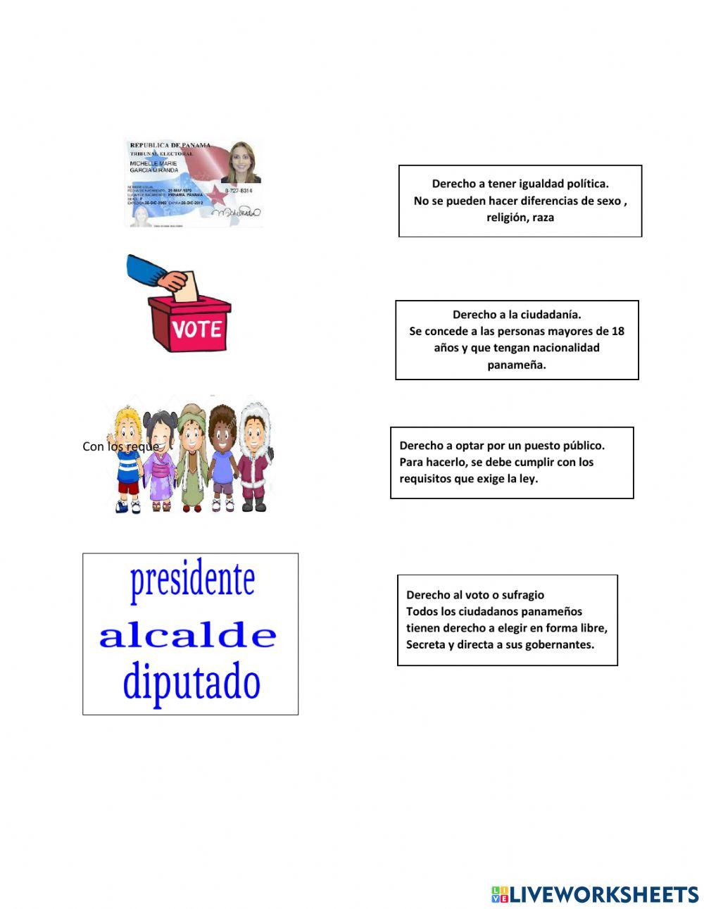 Deberes y derechos políticos