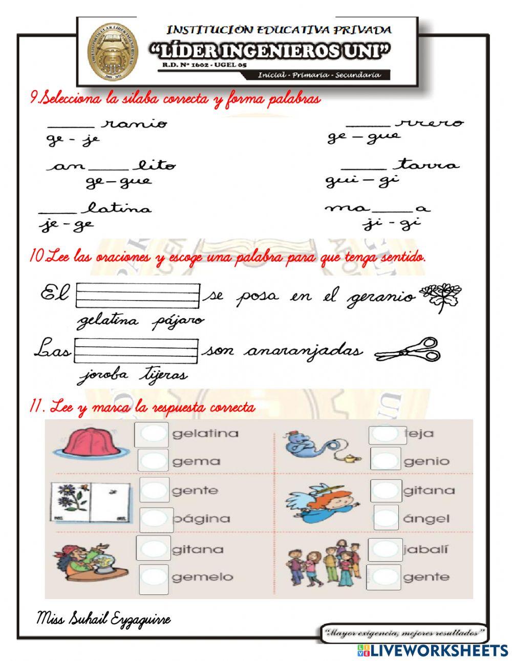 Examen mensual de comunicación IV unidad