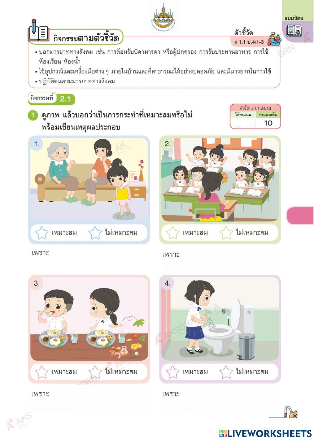 ัการงานอาชีพ ป.4 ครั้งที่ 4