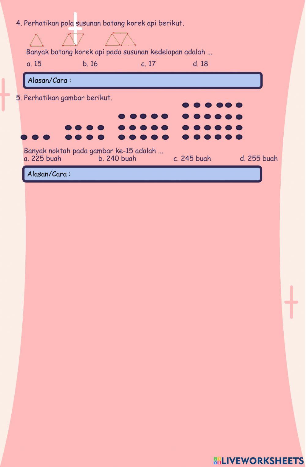 Lkpd pola barisan konfigurasi objek