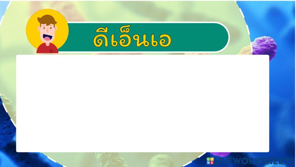 สือบค้น ดีเอ็นเอ พอลินิวคลีโอไทด ฯลฯ
