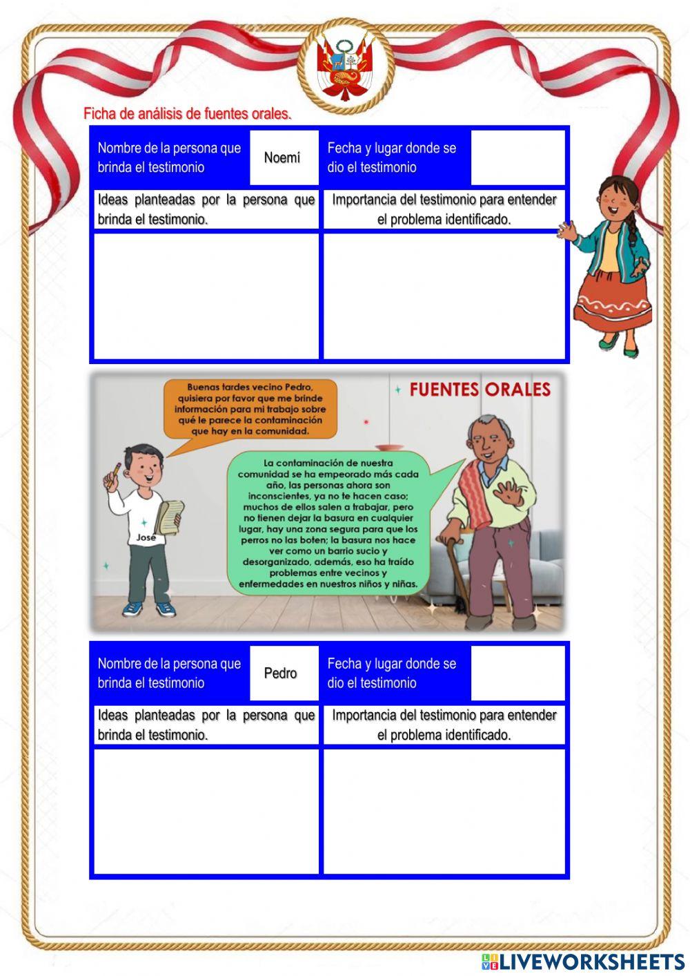 Recojo información para comprender el problema de mi comunidad