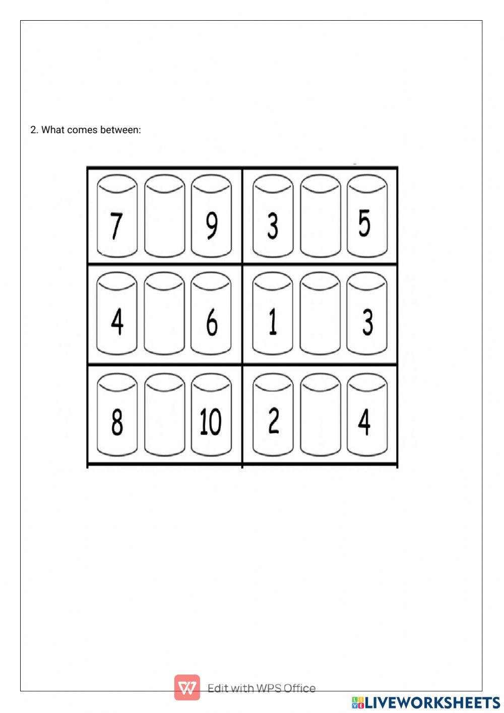 Maths worksheet activity for K.G | Live Worksheets