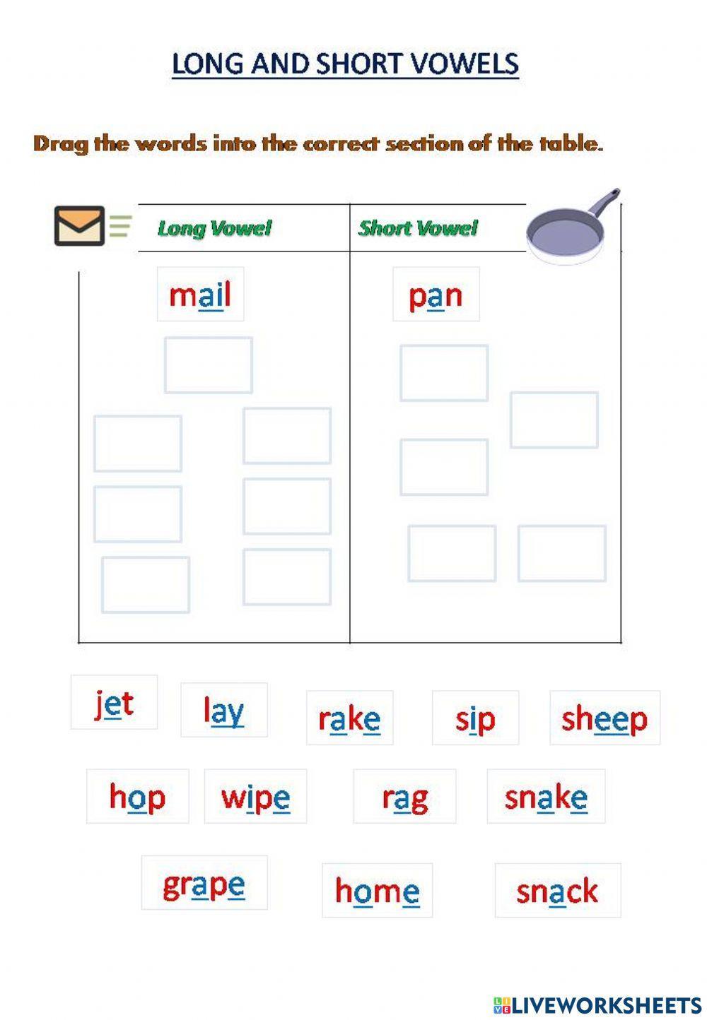 Long and Short Vowels