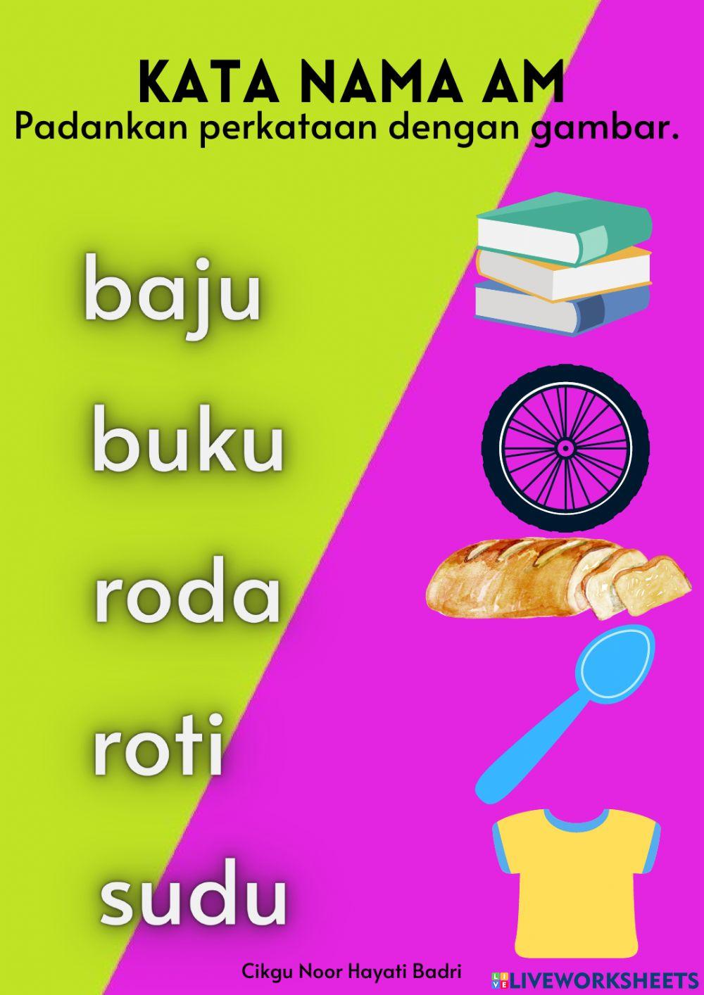 Kata nama am latihan 3