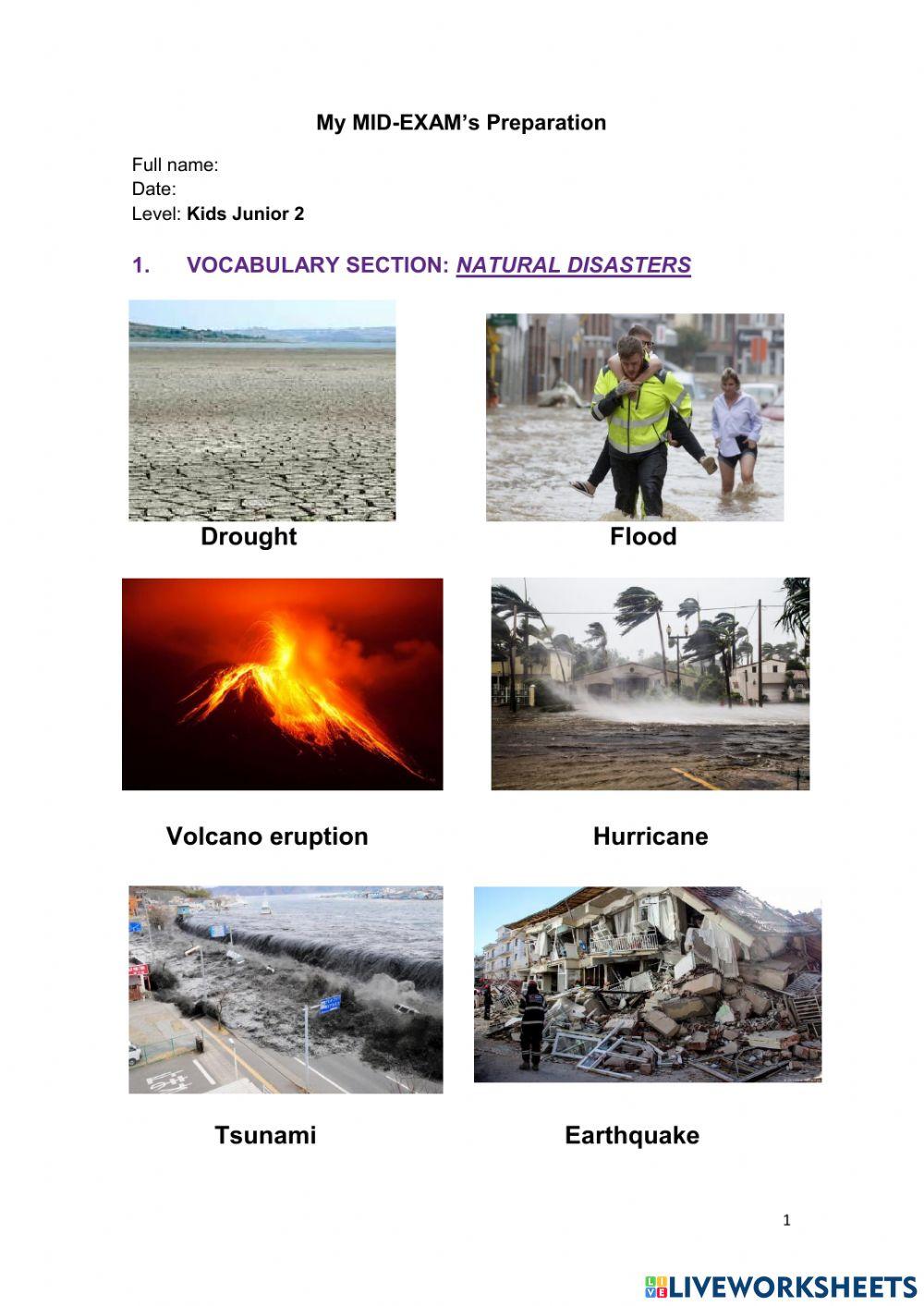 Natural disasters
