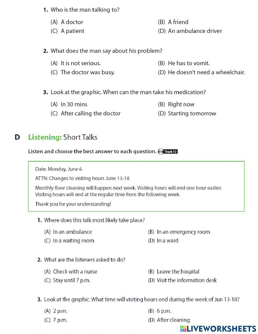 UNIT 9 HEALTH CARE B. BUILDING. 