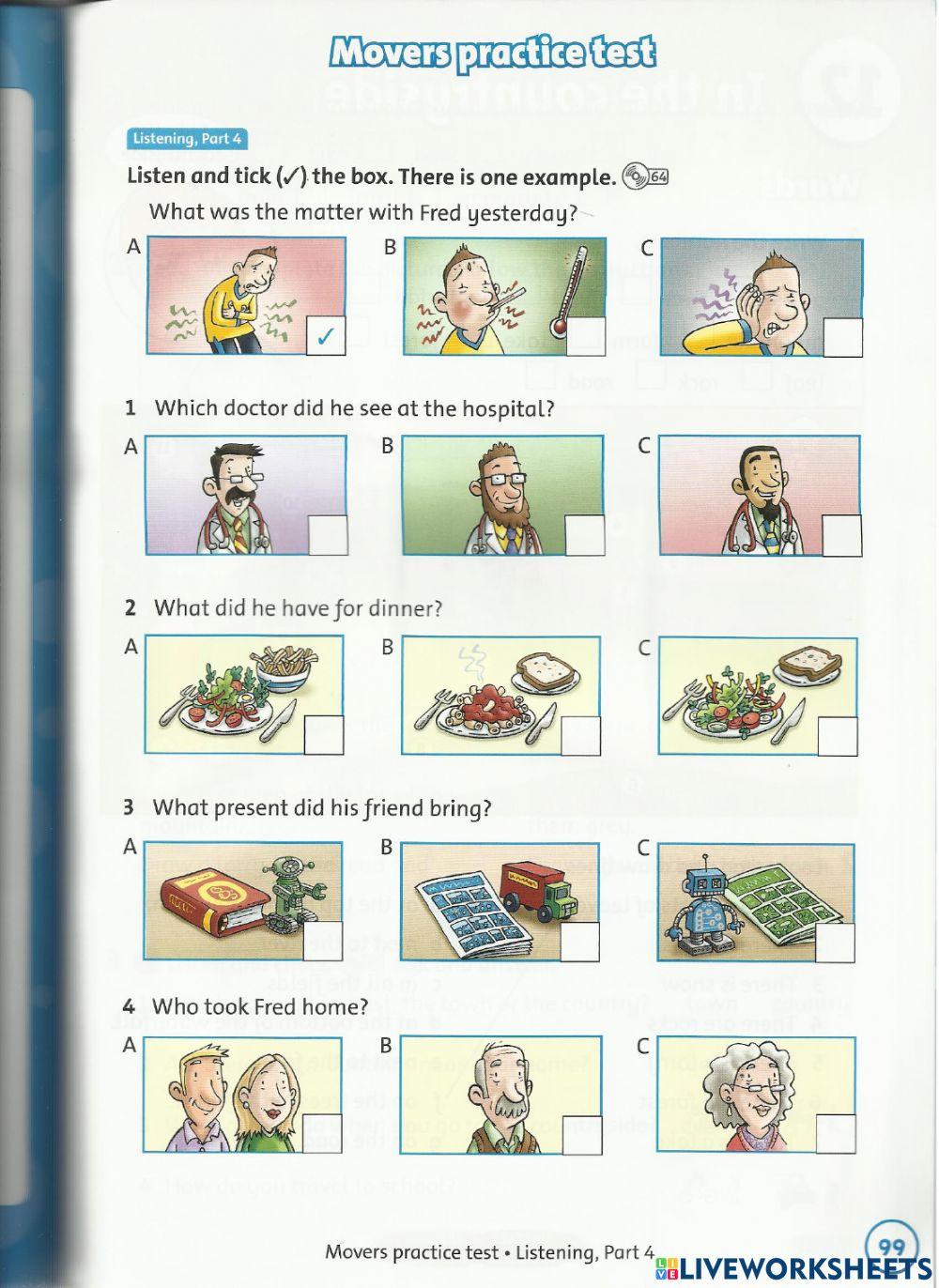 Get ready for Movers - Unit 11