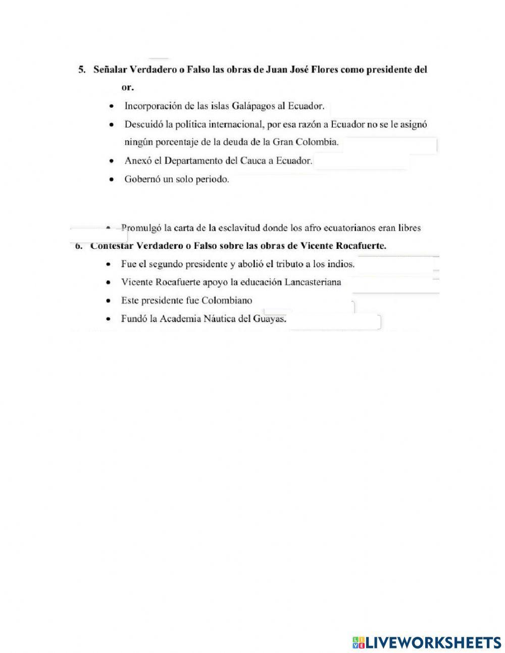 Inicio de la República de Ecuador
