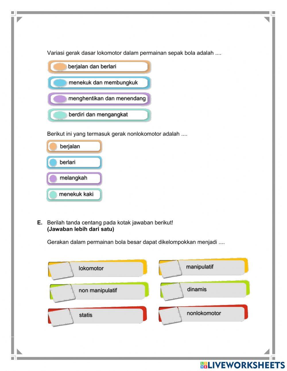 Gerak dasar permainan bola besar