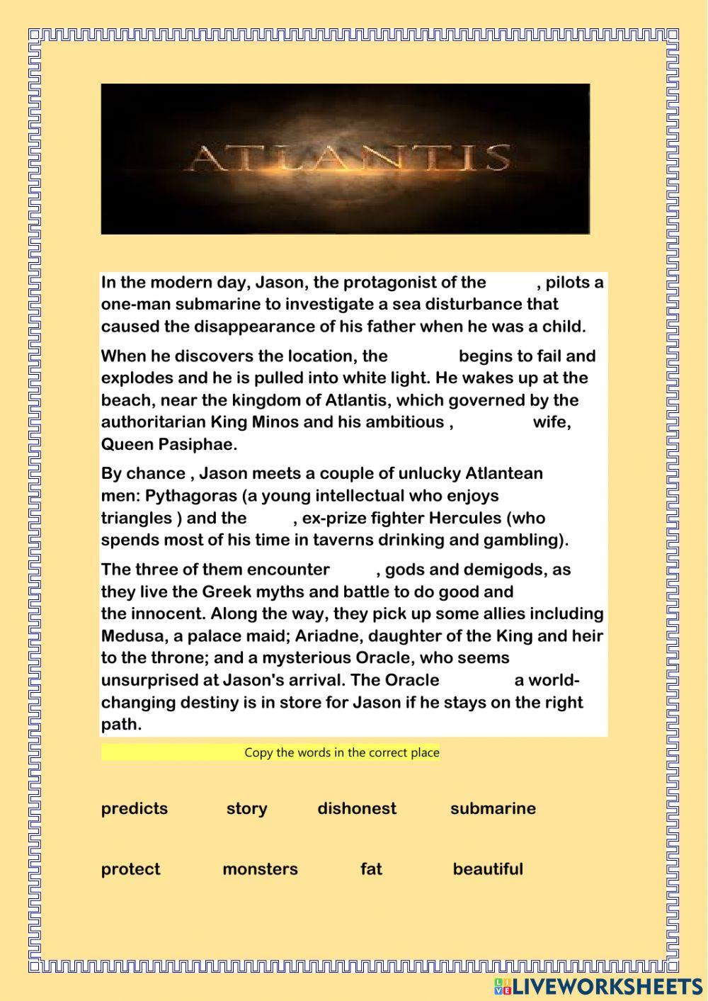 ATLANTIS Season 1 episode 1