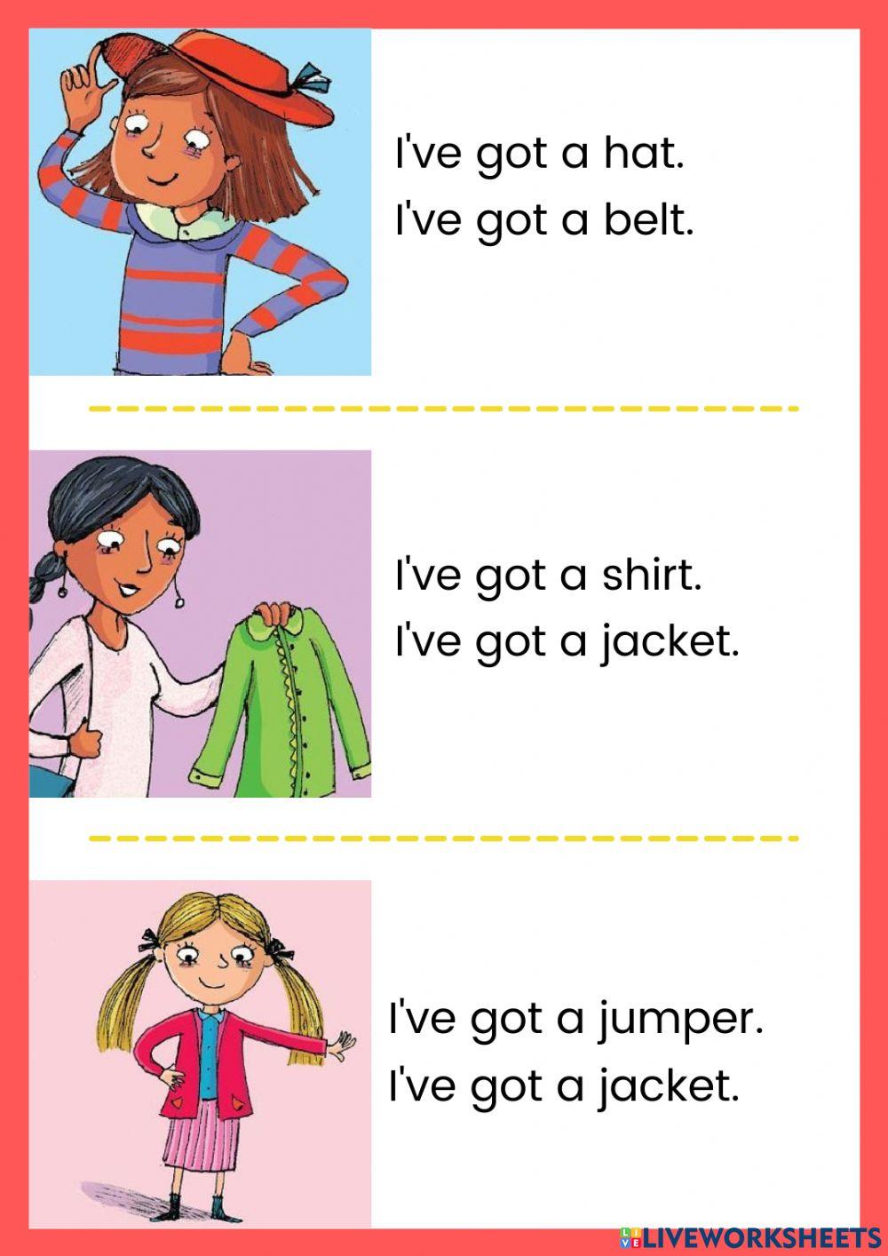 Family and friends starter clothes