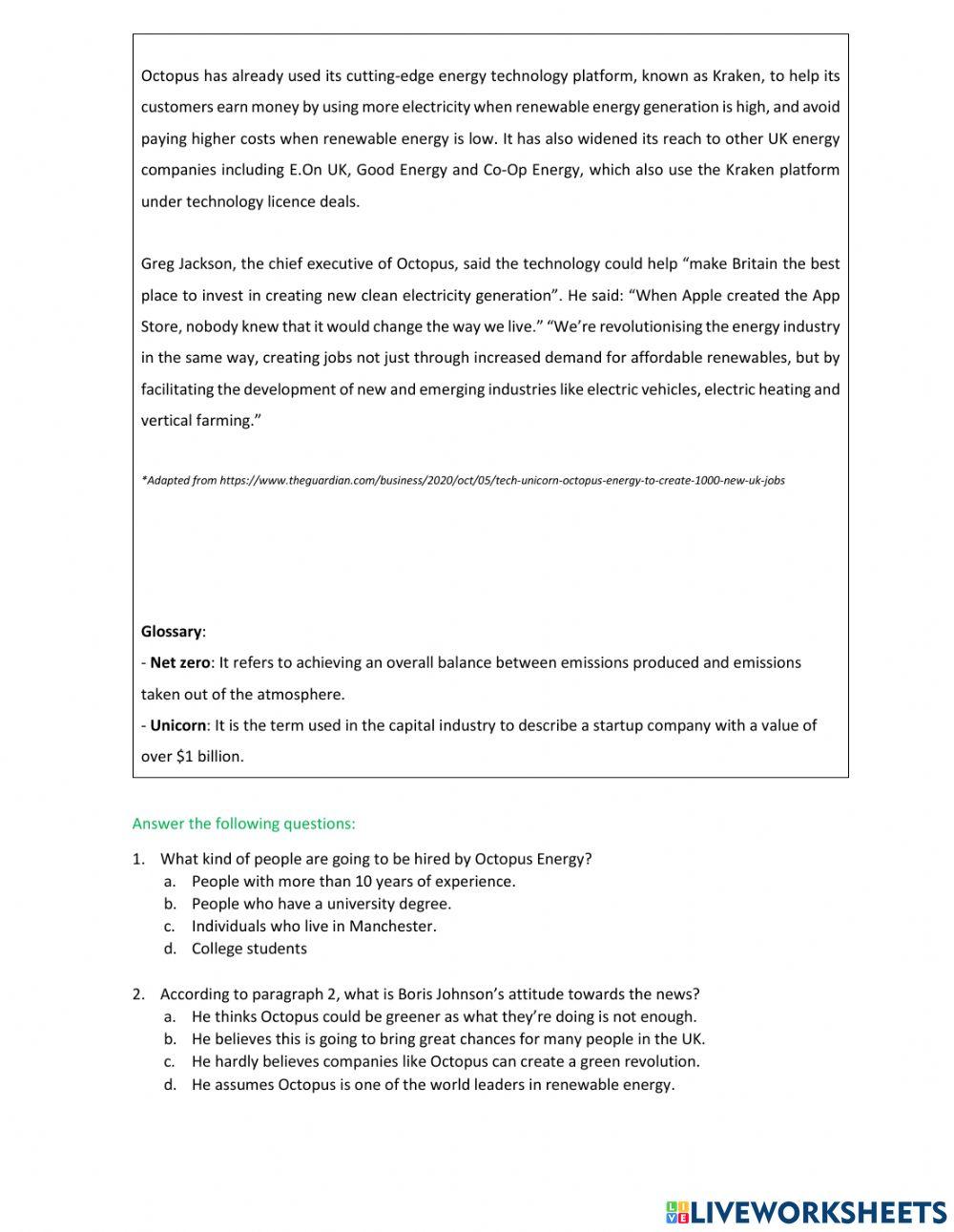 Octopus energy to create 1,000 new uk jobs