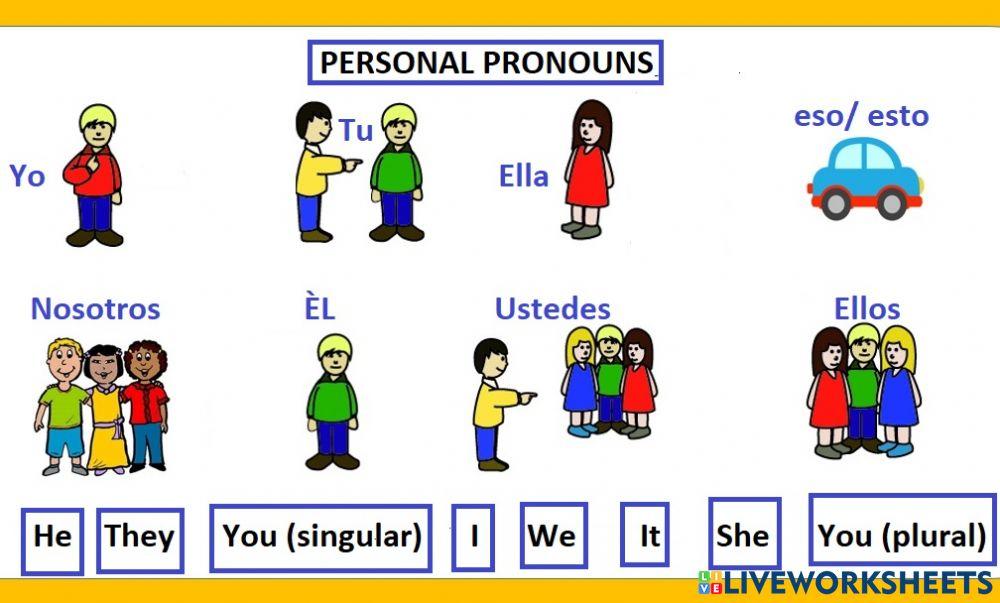 Personal Pronouns