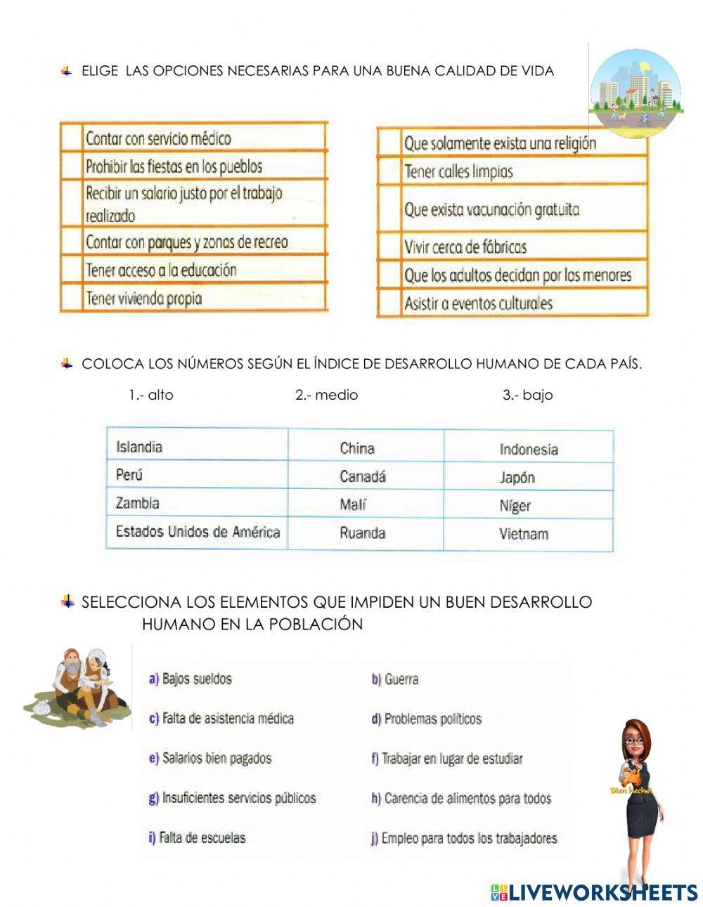 Condiciones socioeconomicas