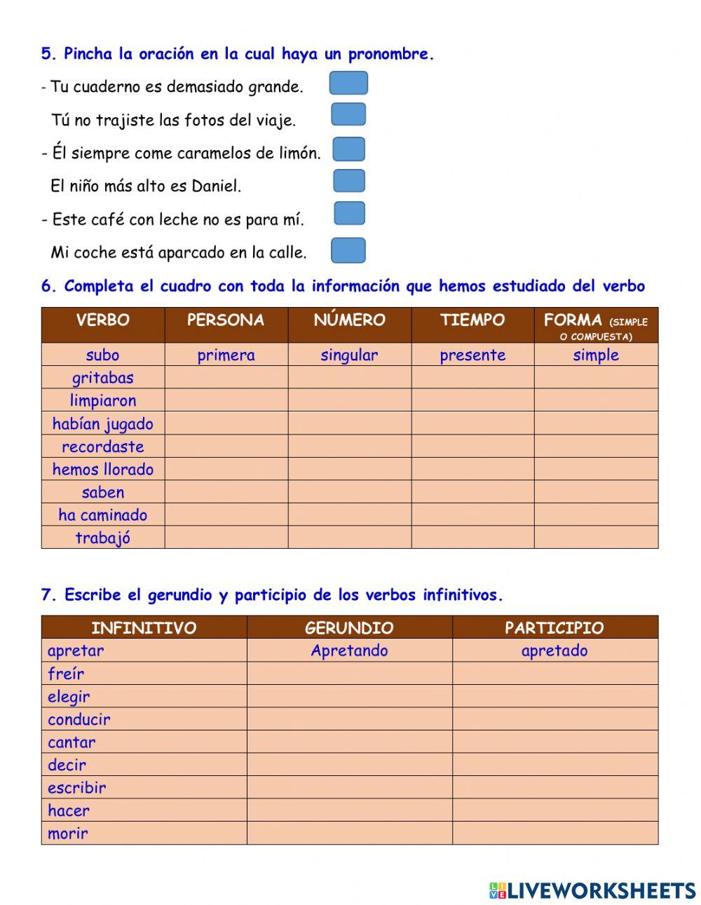 Acentuación general y verbos
