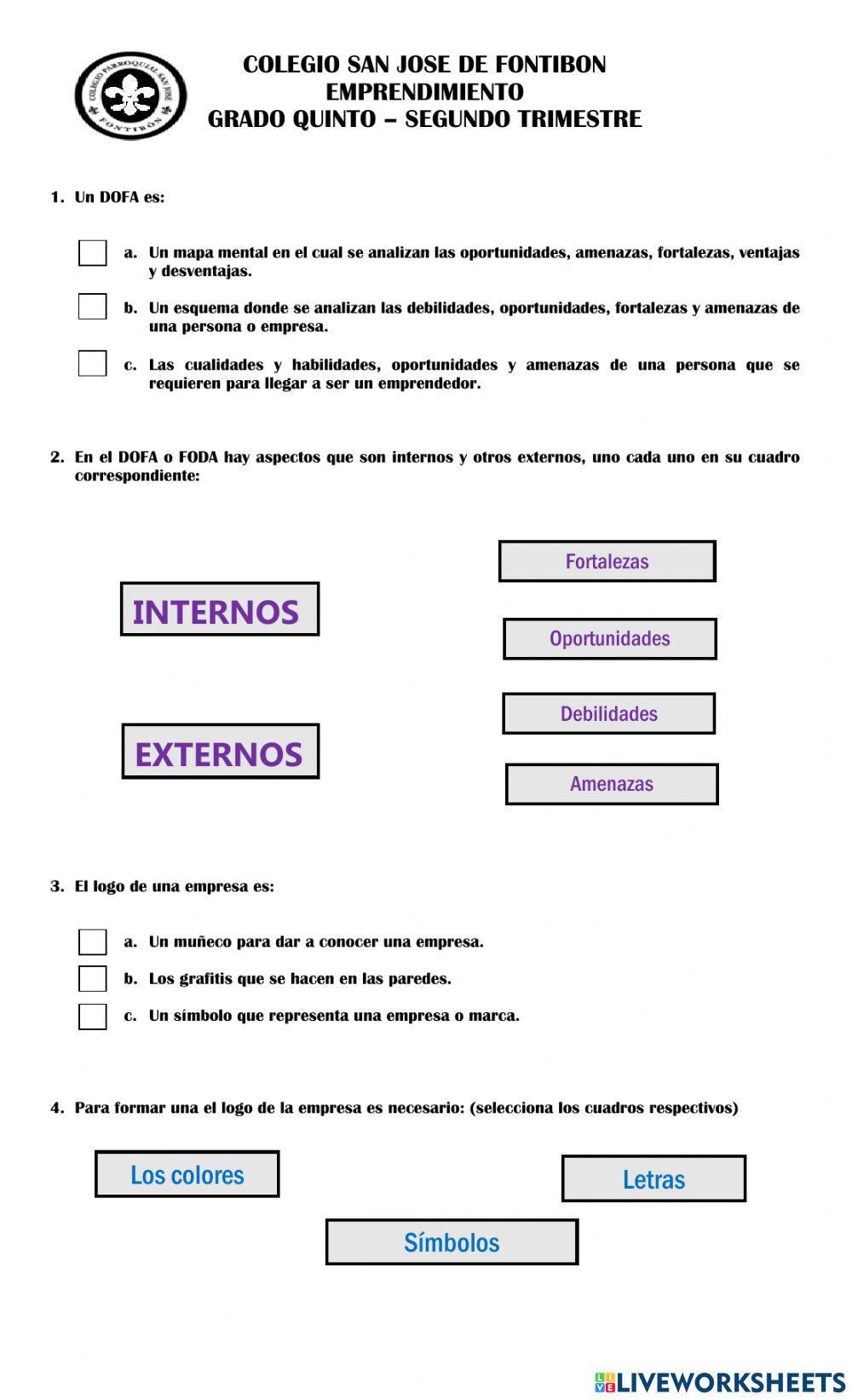 Empredimiento Quinto Segundo Trimestre