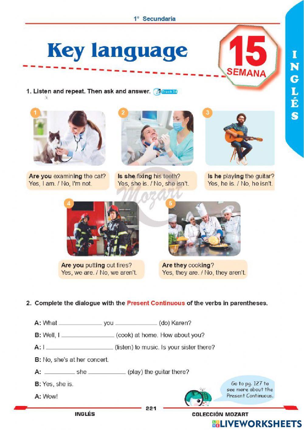 Unidad 5 - inglés 1°