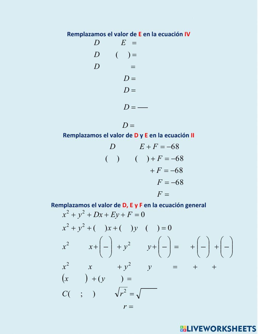 Circunferencia que pasa por tres puntos