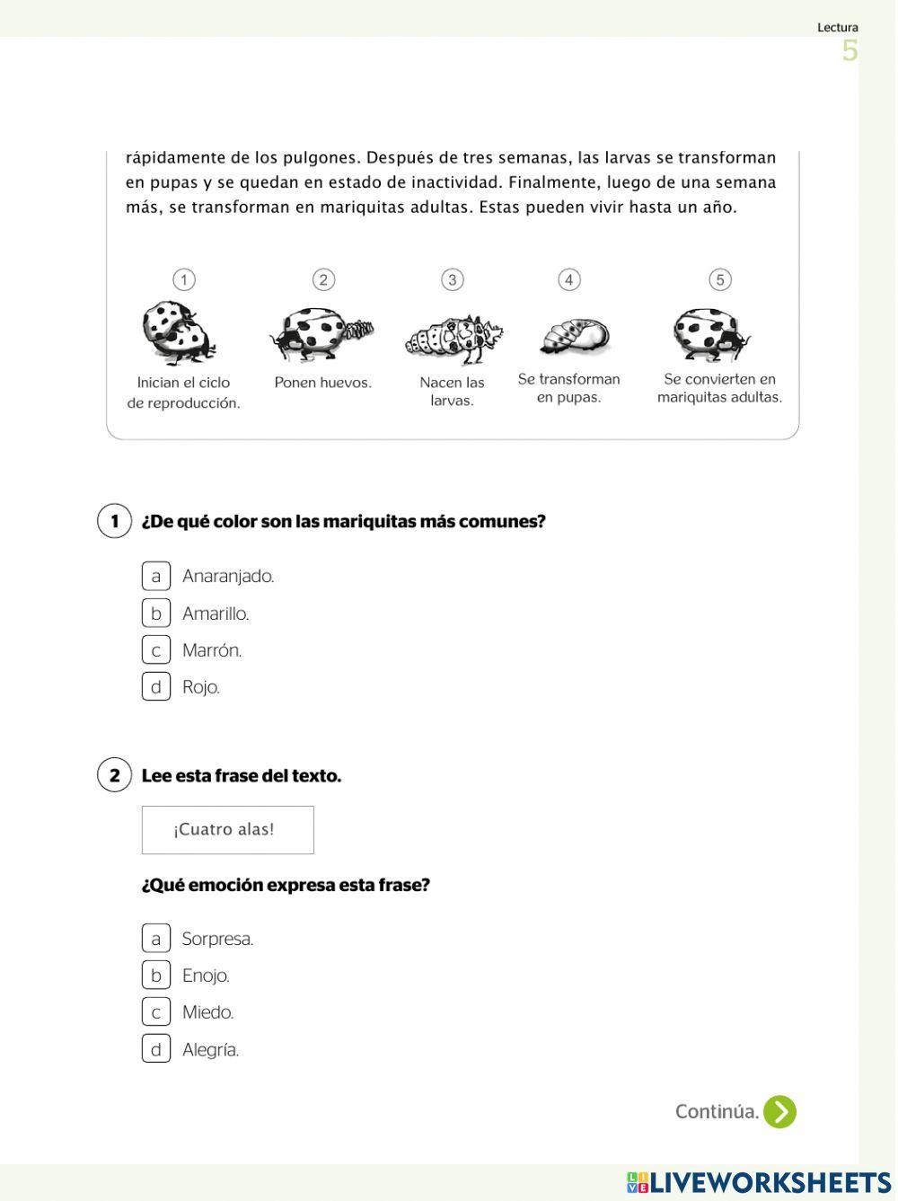 Evaluación diagnóstica de lectura