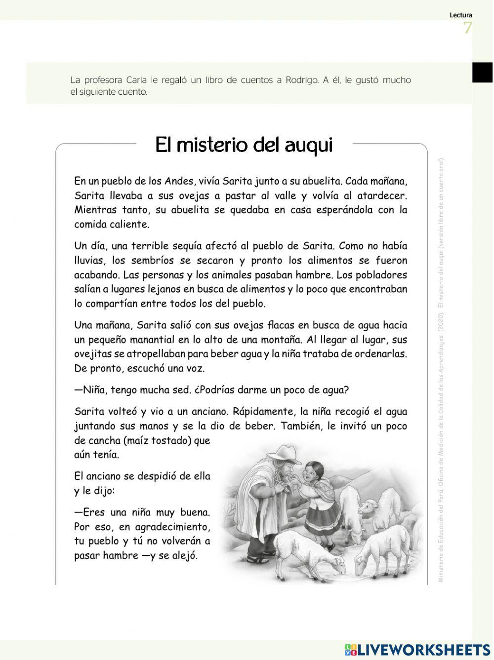 Evaluación diagnóstica de lectura