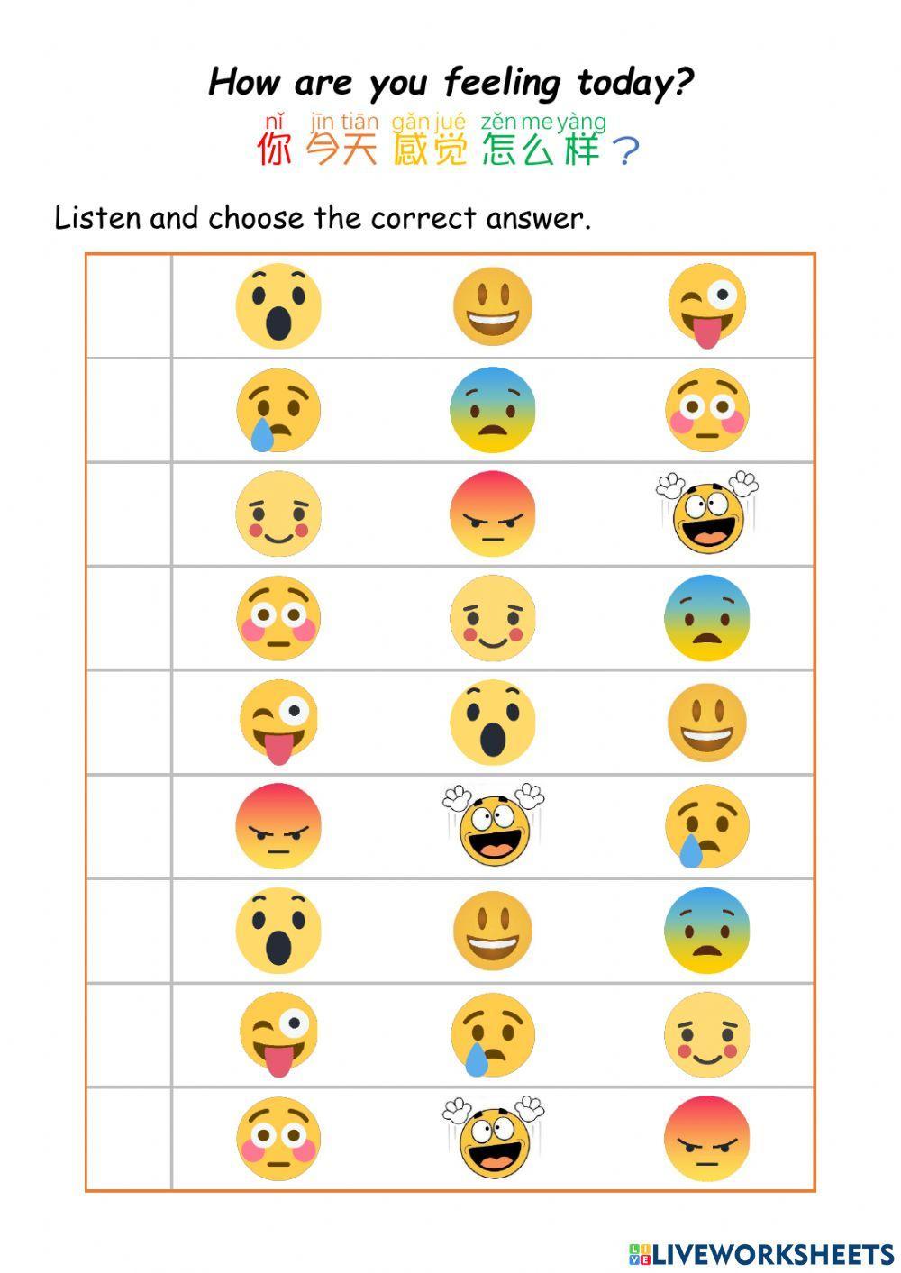 你今天感觉怎么样？How are you feeling today?
