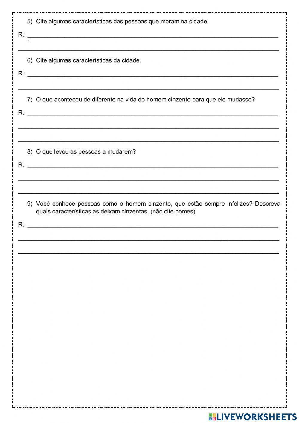 Conto: a cidade cinzenta