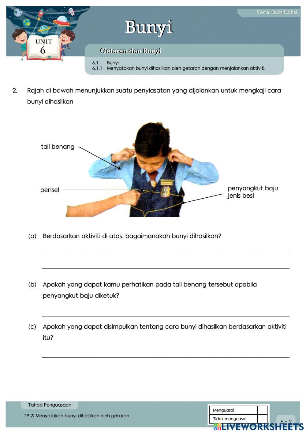 Sains tahun 4 - bunyi