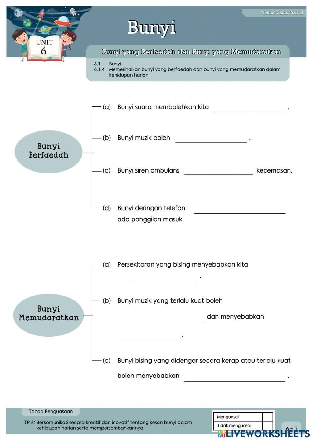 Sains tahun 4 - bunyi