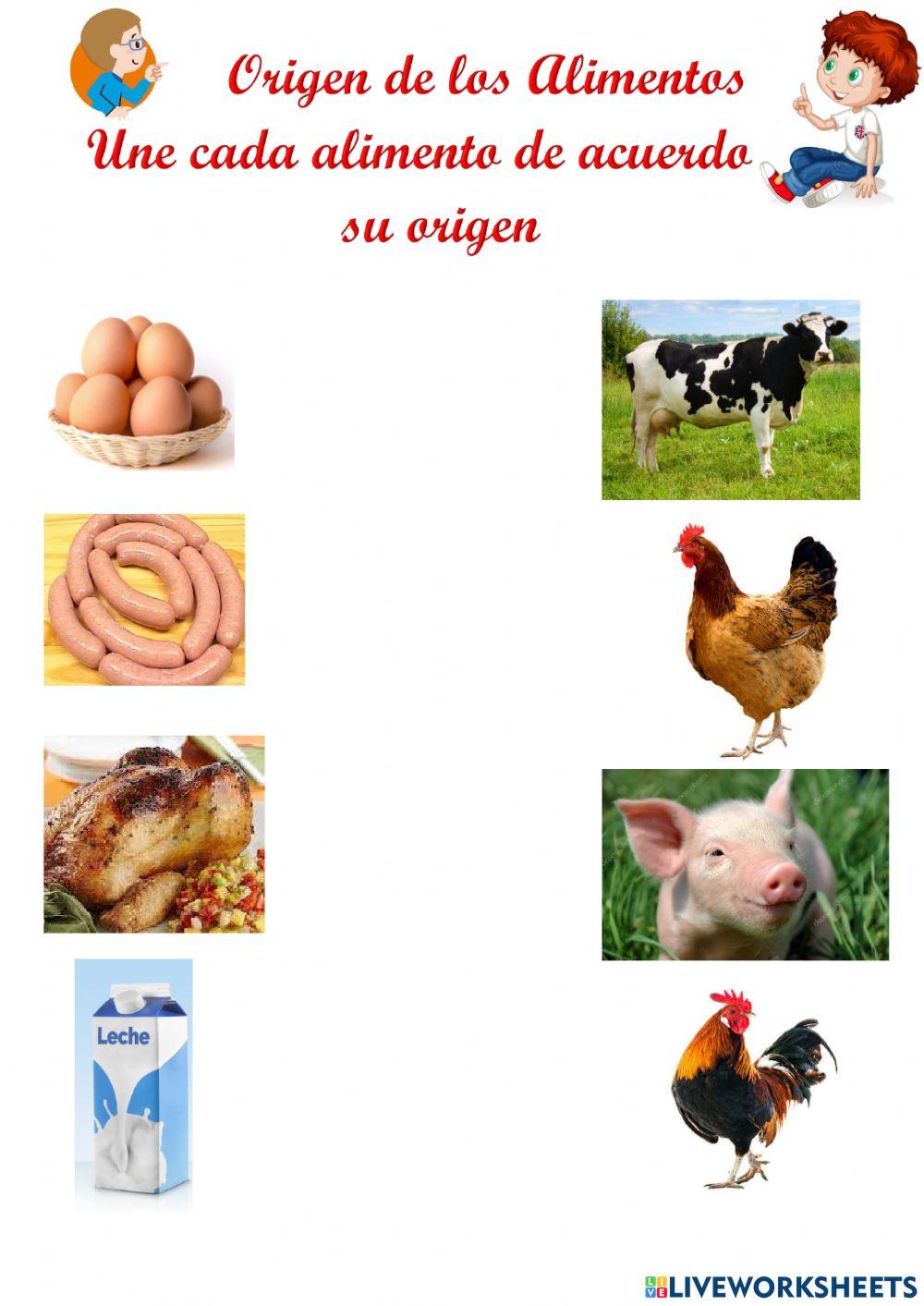 Origen de los alimentos