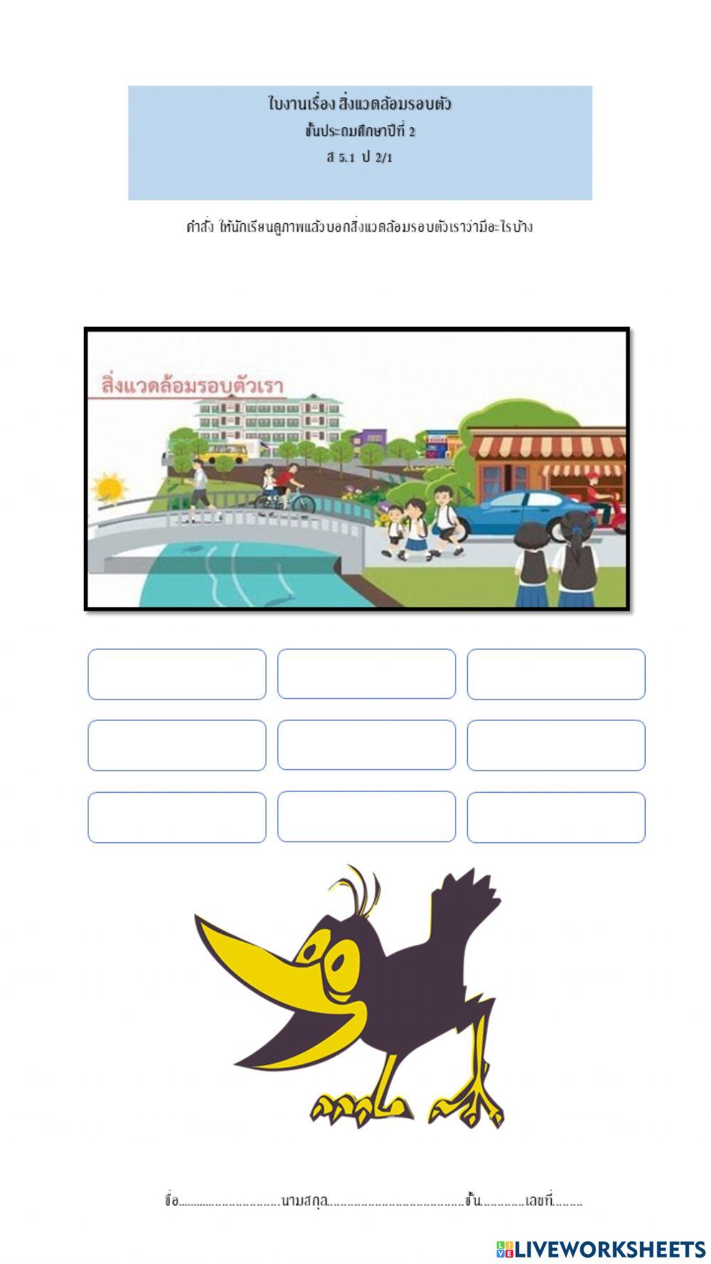 สิ่งแวดล้อมรอบตัว