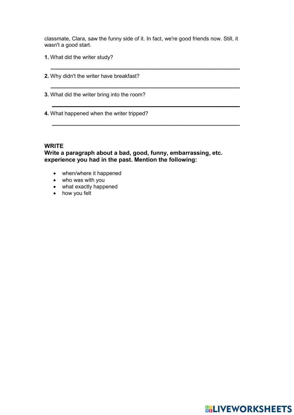 Preparación Suficiencia Basico Test 4