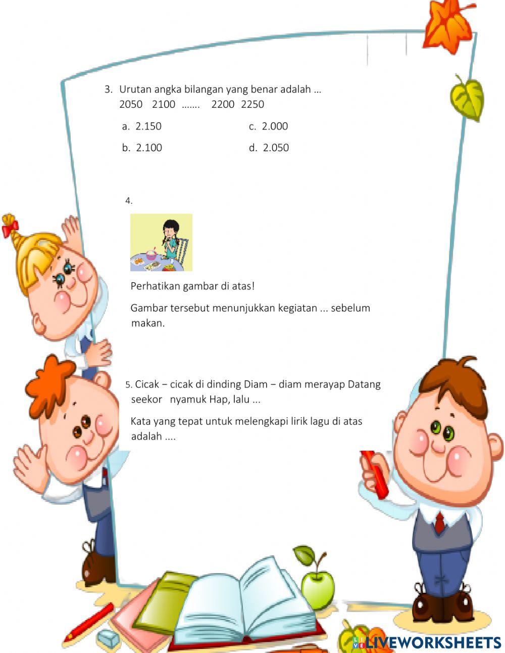 Lkpd tema 1 subtema 1 kelas 3