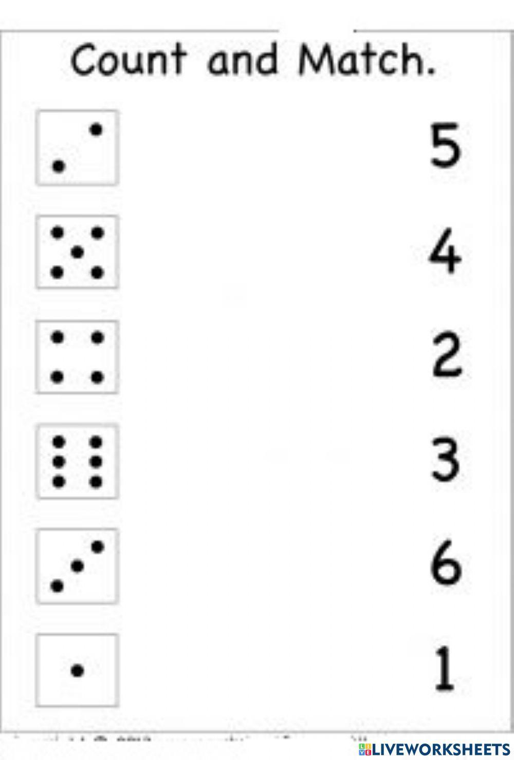 Count & Match Numbers