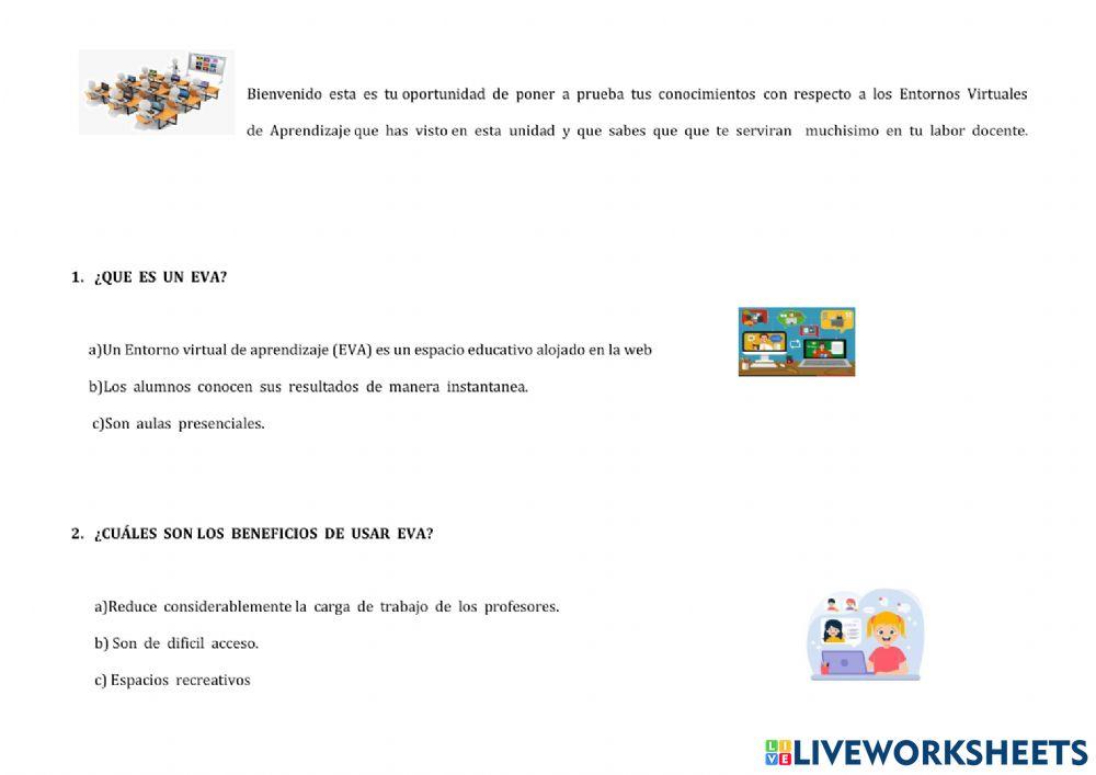 Entornos virtuales  evaluacion