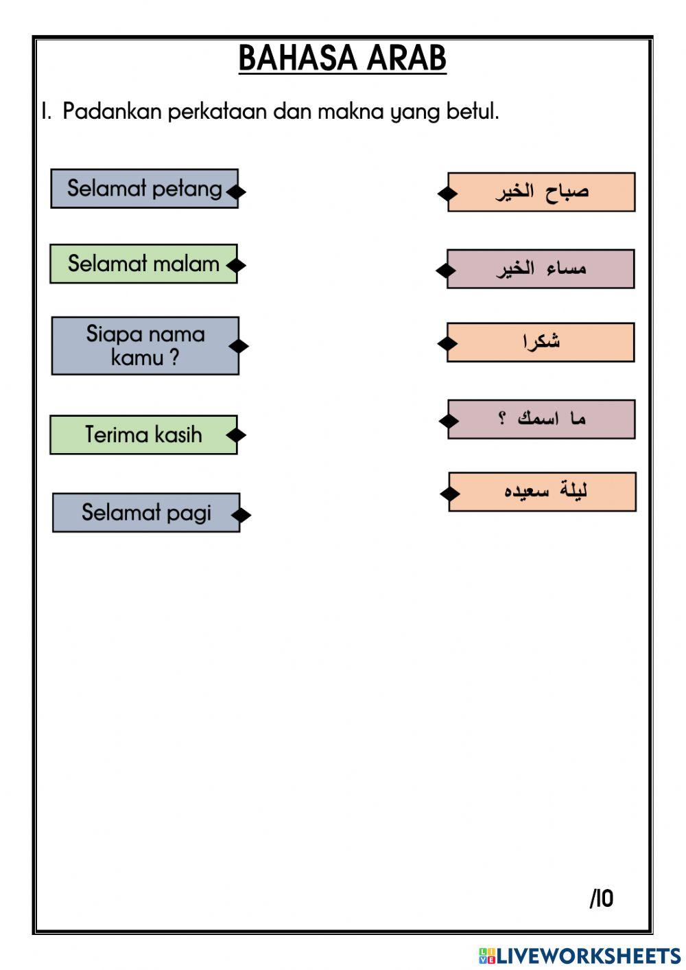 Bahasa arab pdpr 5 thn part 1