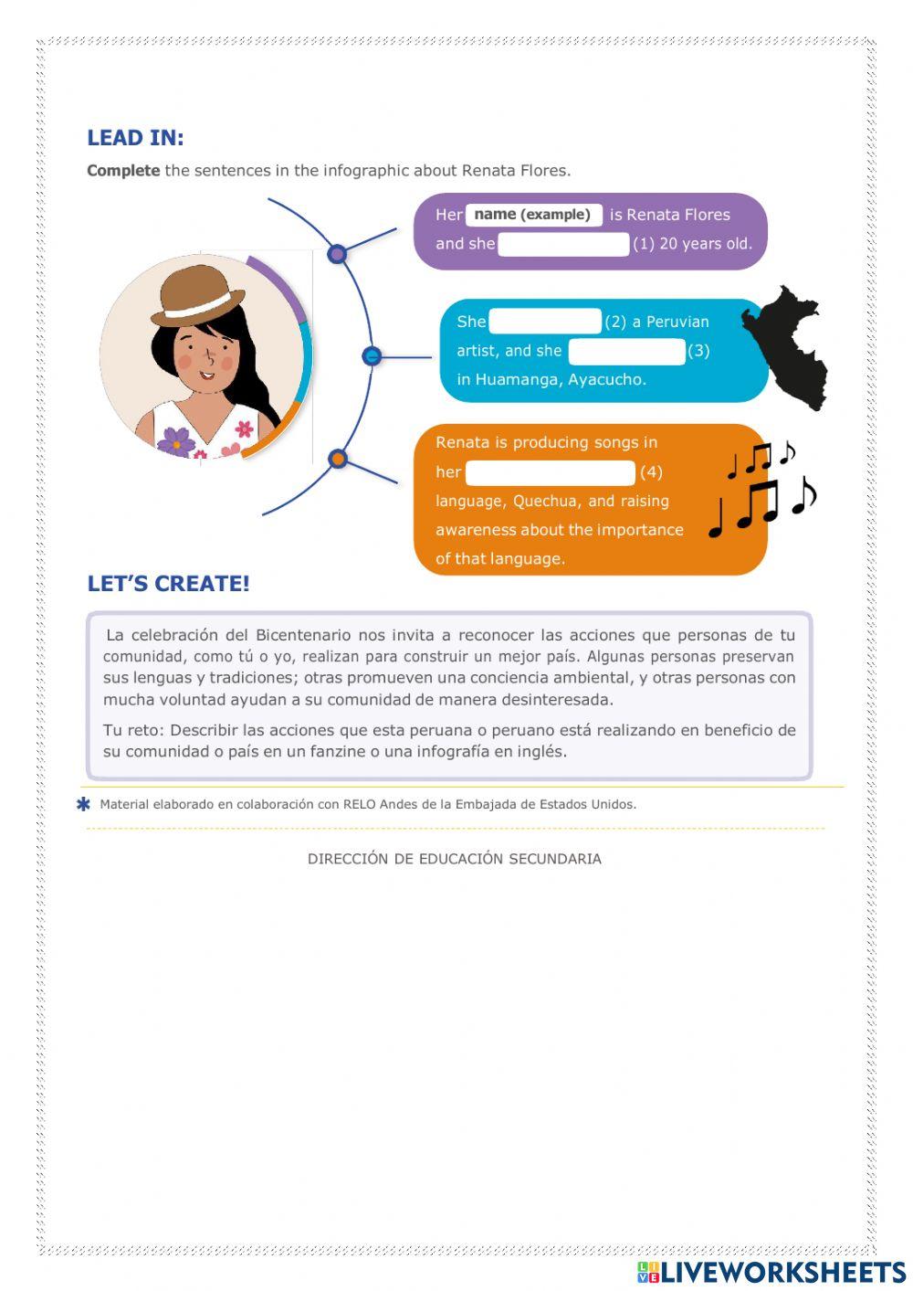 People who make a difference online exercise for pre intermediate